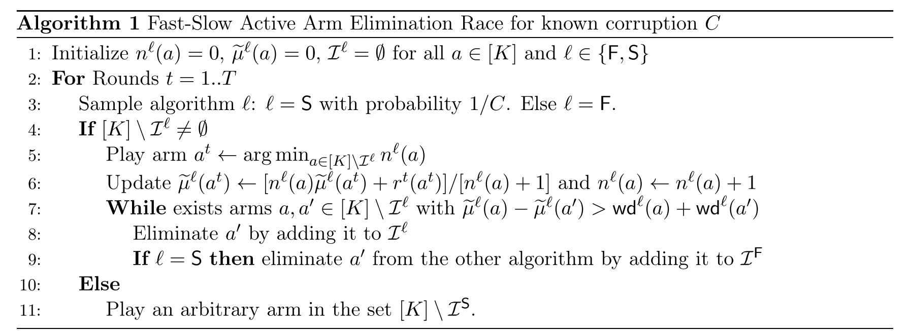 Stochastic bandits robust to adversarial corruptions